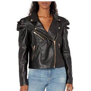 Blank NYC Puff Sleeve Moto Jacket